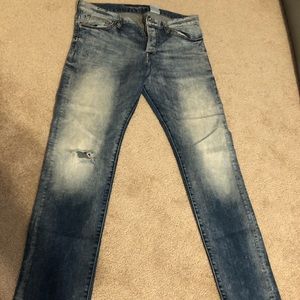 Men’s h&m washed sim fit jeans